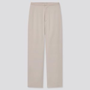 Uniqlo Satin Relaxed Straight Pants (Small)